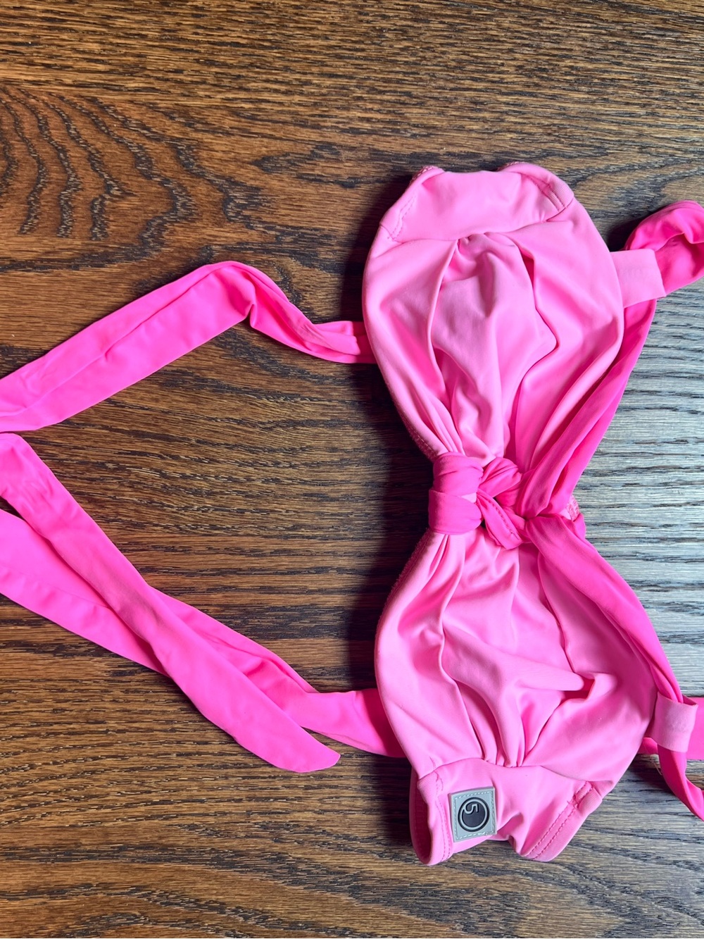 FIVE the label. Hot Pink Bandeau dance top. Youth xl.